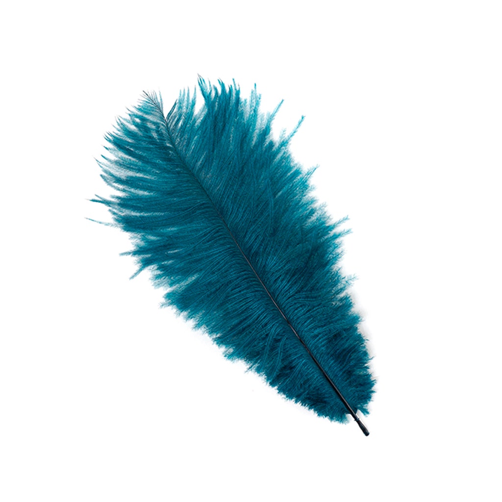 Ostrich Feathers 4-8’’ Drabs - Teal - Ostrich Feathers