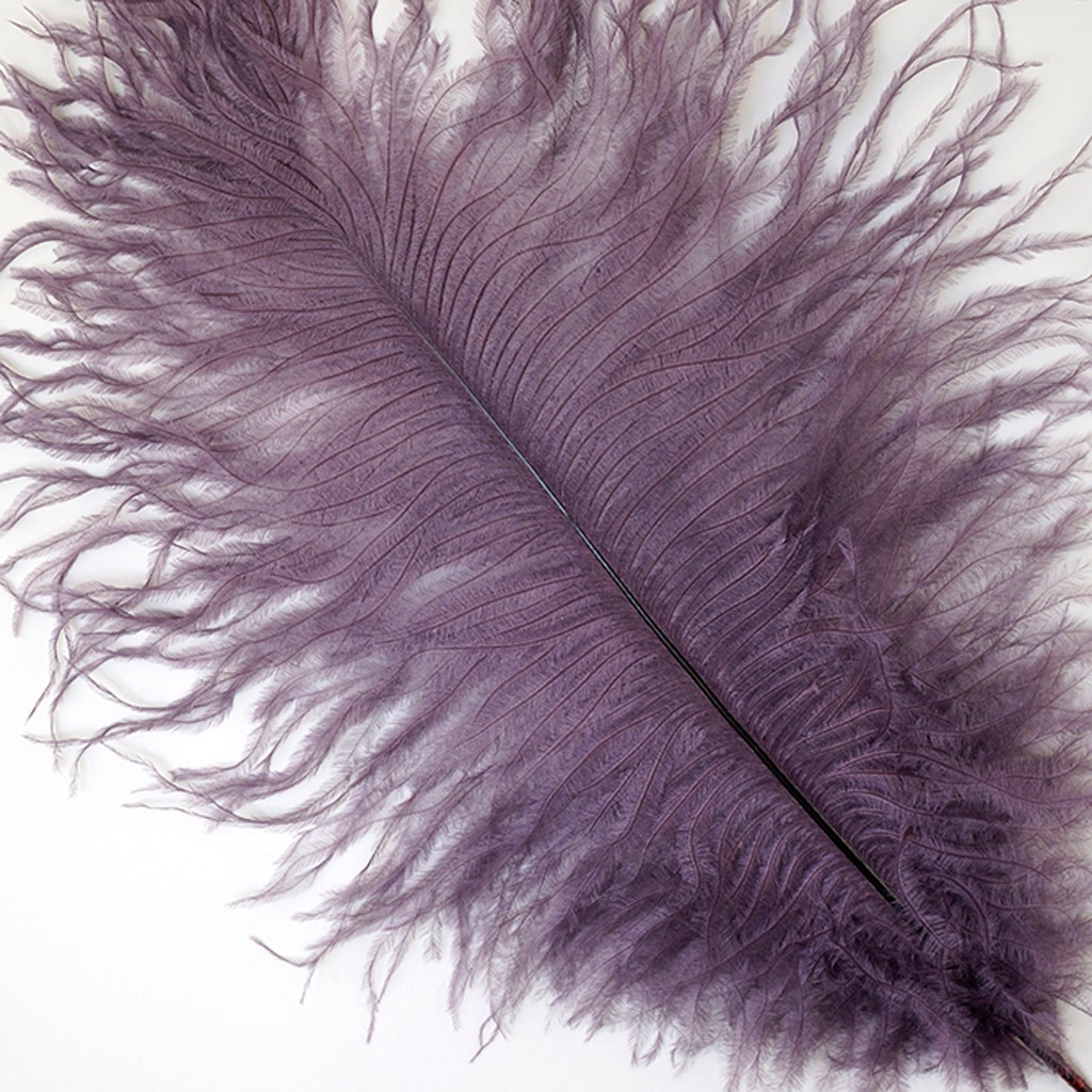 Ostrich Feathers 9-12’’ Drabs - Amethyst - 1 piece - Ostrich Feathers