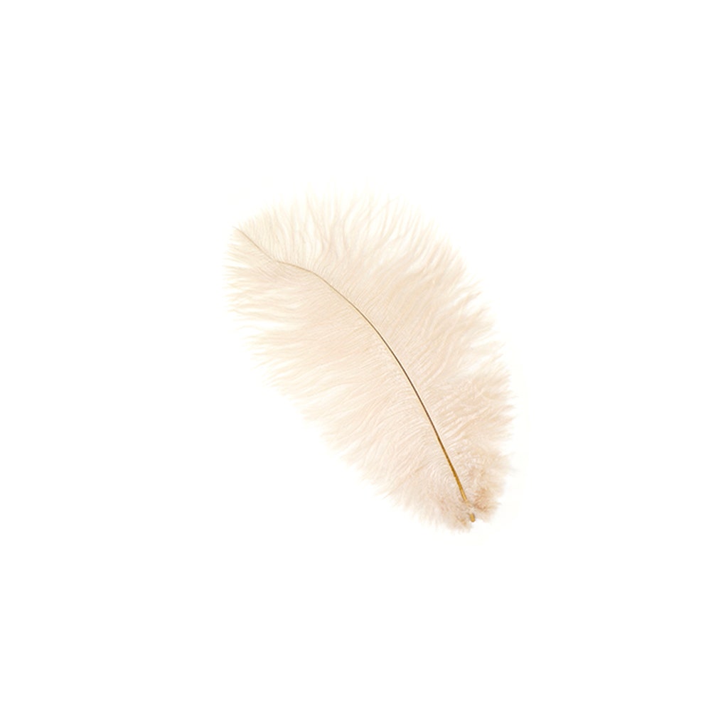 Ostrich Feathers 9-12’’ Drabs - Beige - Ostrich Feathers