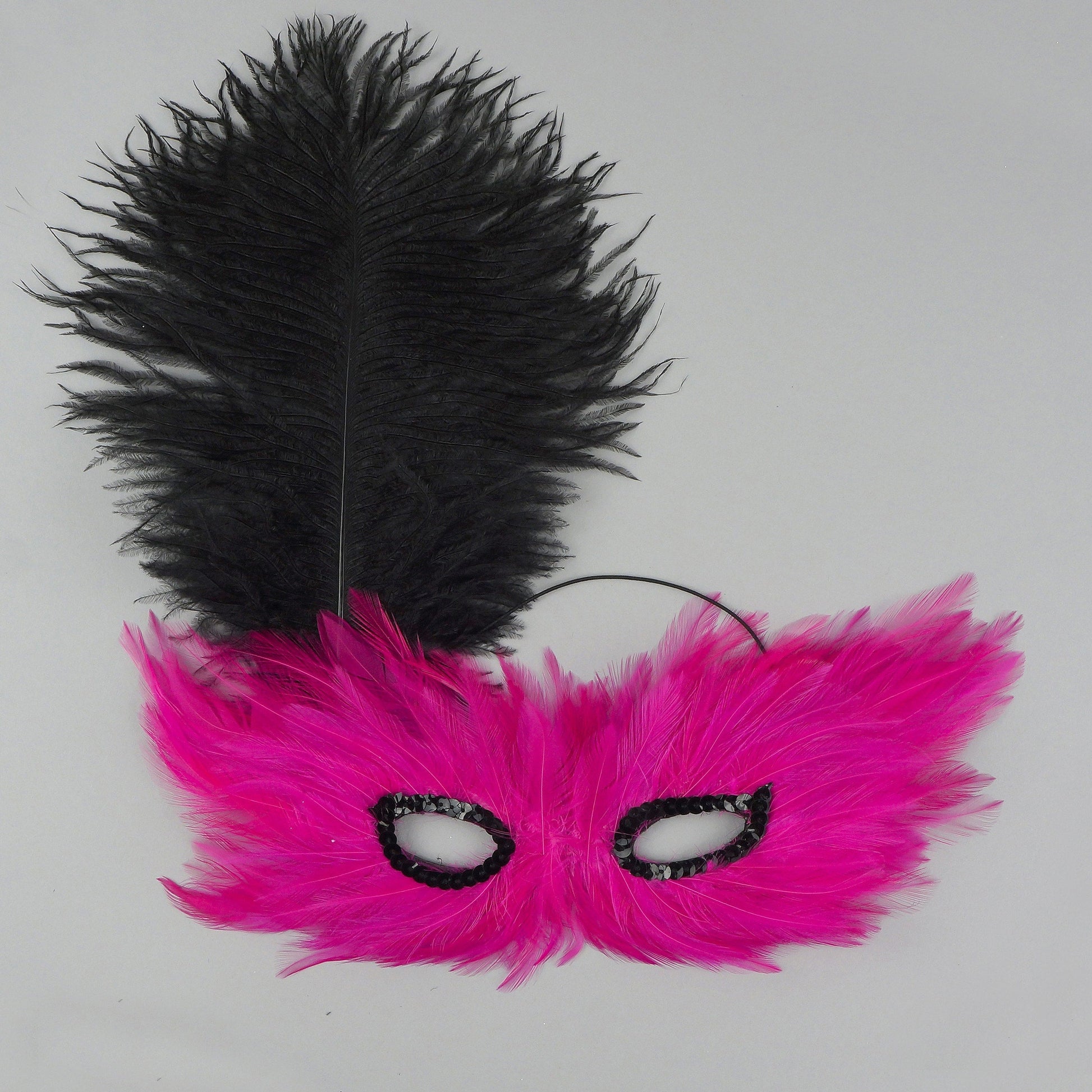 Ostrich Feathers 9-12’’ Drabs - Black - Ostrich Feathers