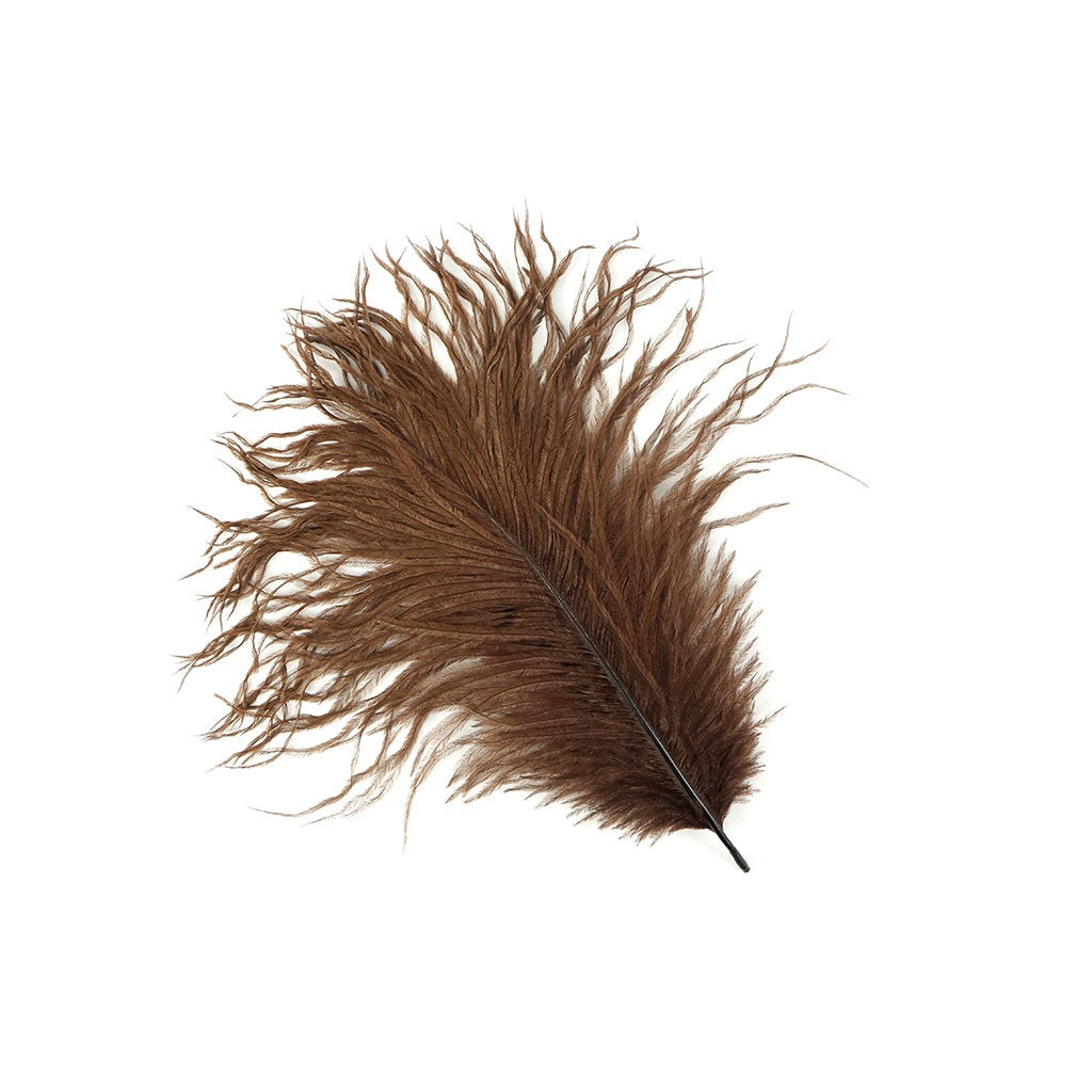 Ostrich Feathers 9-12’’ Drabs - Brown - Ostrich Feathers