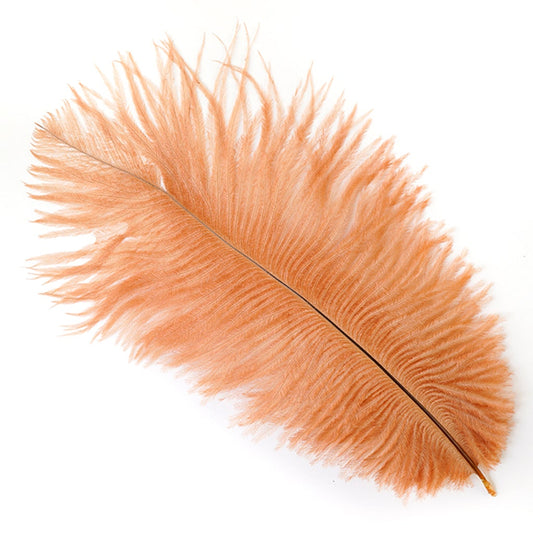 Ostrich Feathers 9-12’’ Drabs - Cinnamon - 1 piece - Ostrich Feathers