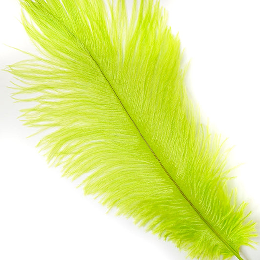 Ostrich Feathers 9-12’’ Drabs - Lime - 1 piece - Ostrich Feathers