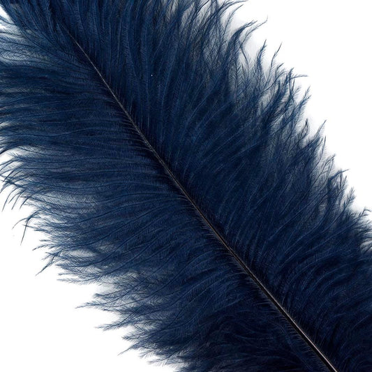 Ostrich Feathers 9-12’’ Drabs - Navy - 1 piece - Ostrich Feathers