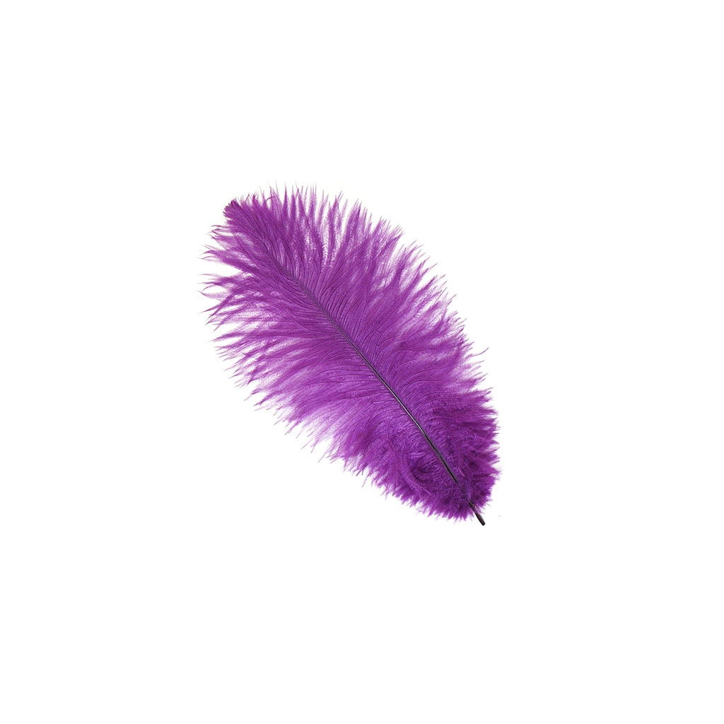 Ostrich Feathers 9-12’’ Drabs - Purple - Ostrich Feathers