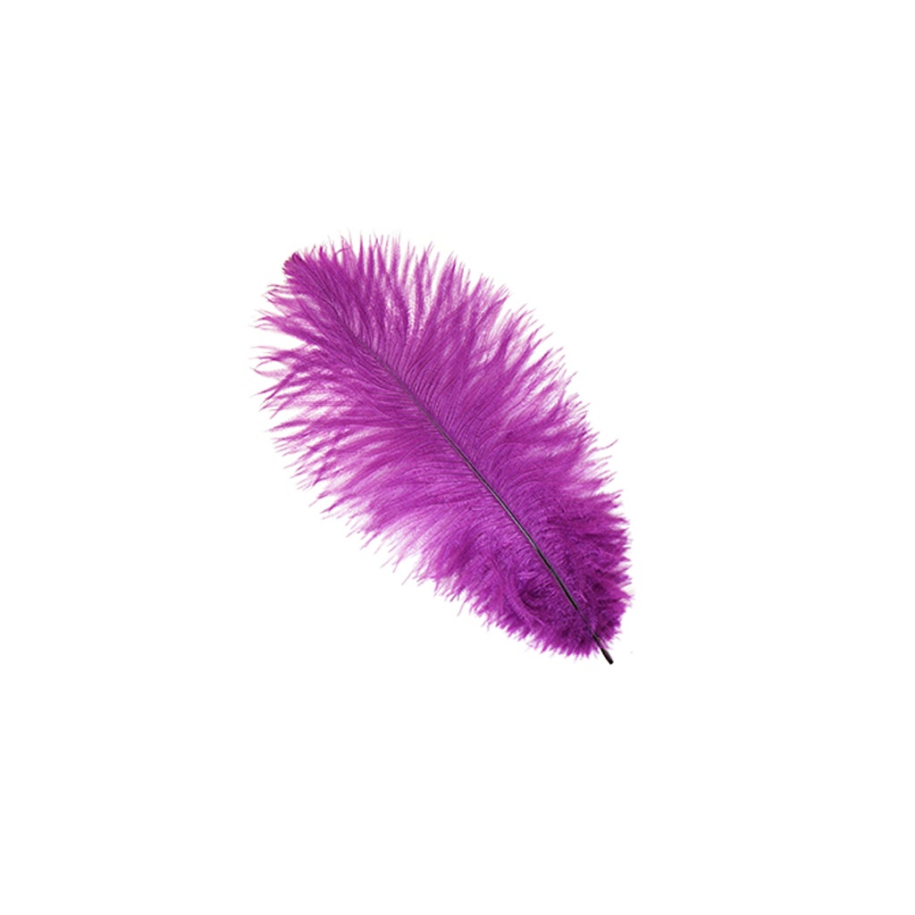 Ostrich Feathers 9-12’’ Drabs - Purple - Ostrich Feathers