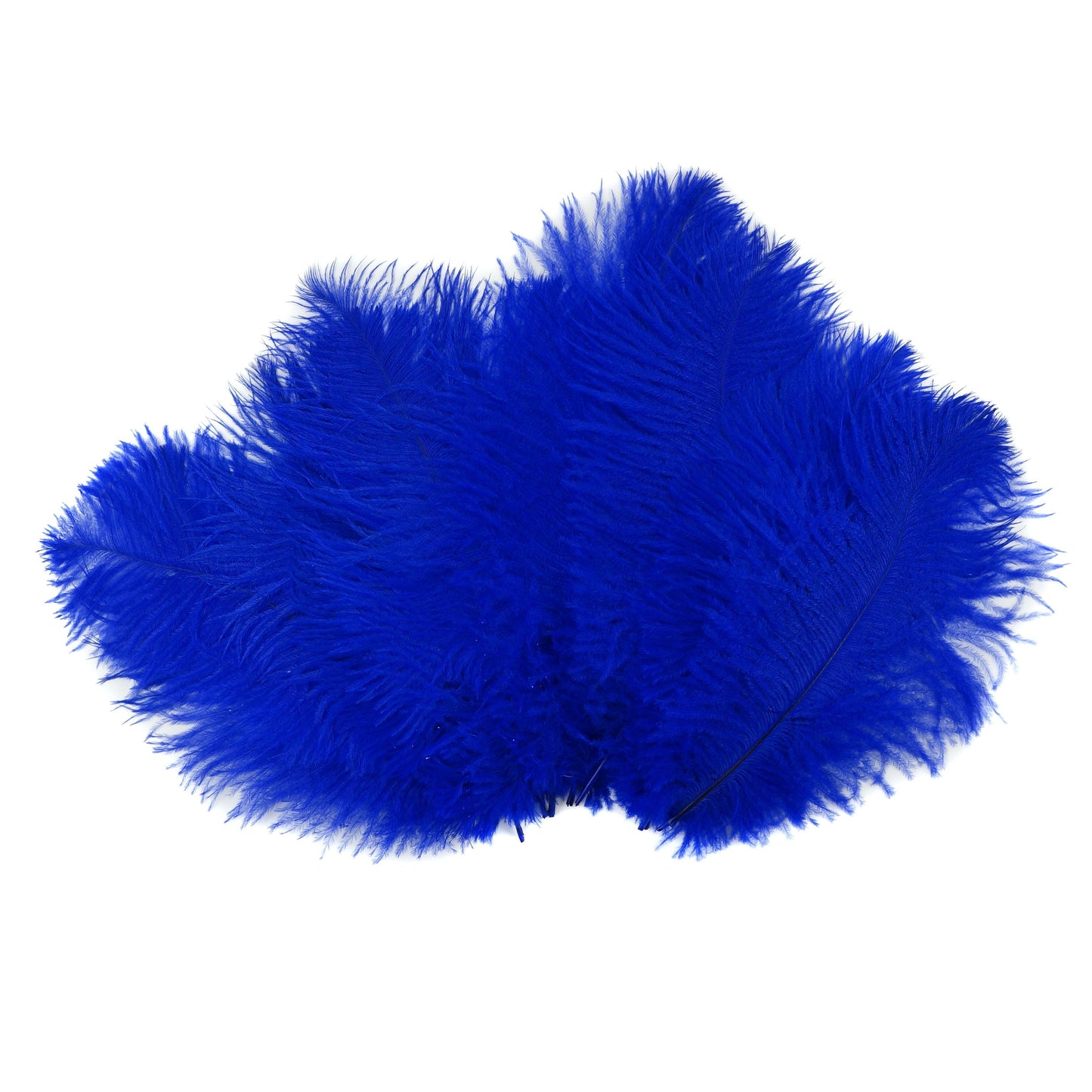 Ostrich Feathers 9-12’’ Drabs - Royal - 1/4 lb. bulk - Ostrich Feathers