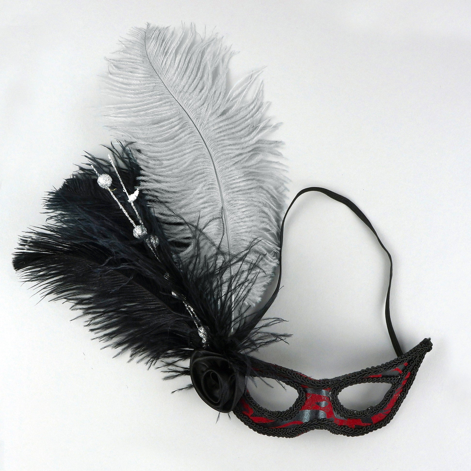 Ostrich Feathers 9-12’’ Drabs - Silver - Ostrich Feathers