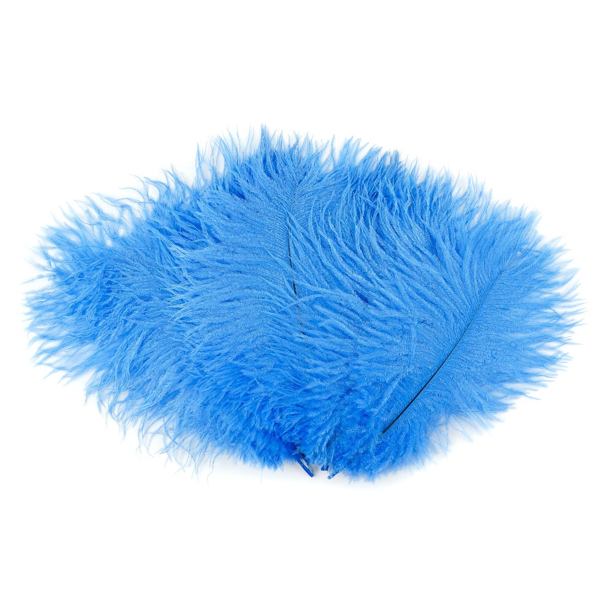 Ostrich Feathers 9-12’’ Drabs - Sky - 1/4 lb. bulk - Ostrich Feathers