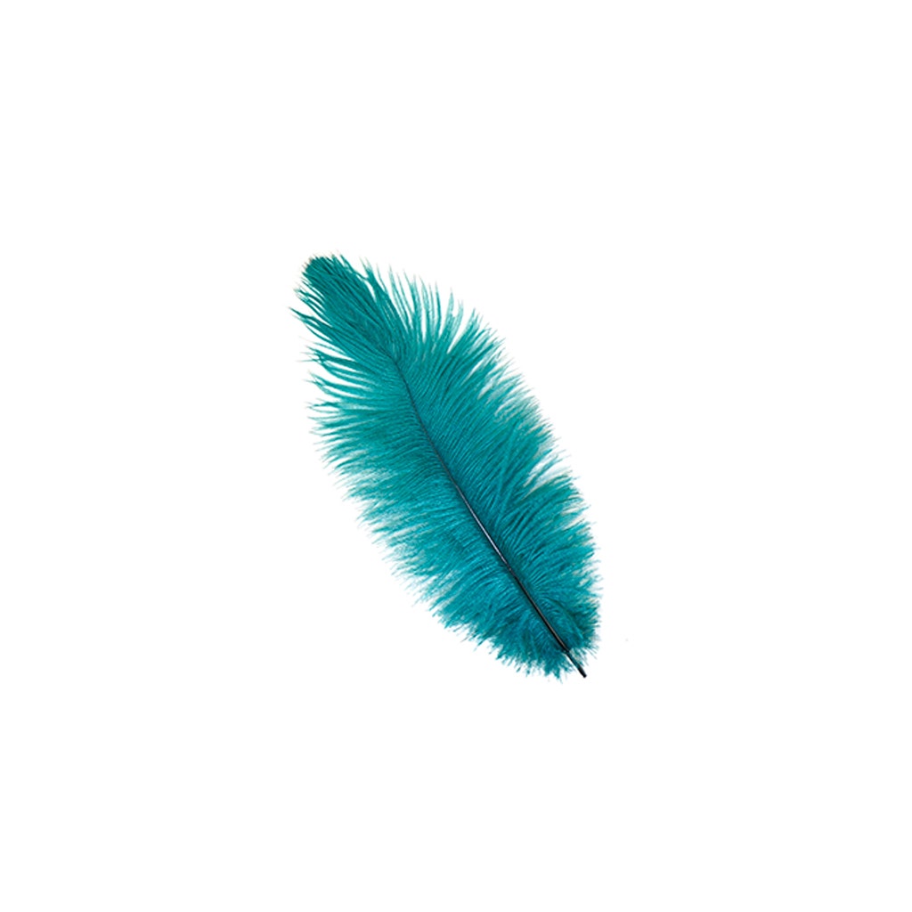 Ostrich Feathers 9-12’’ Drabs - Teal - Ostrich Feathers