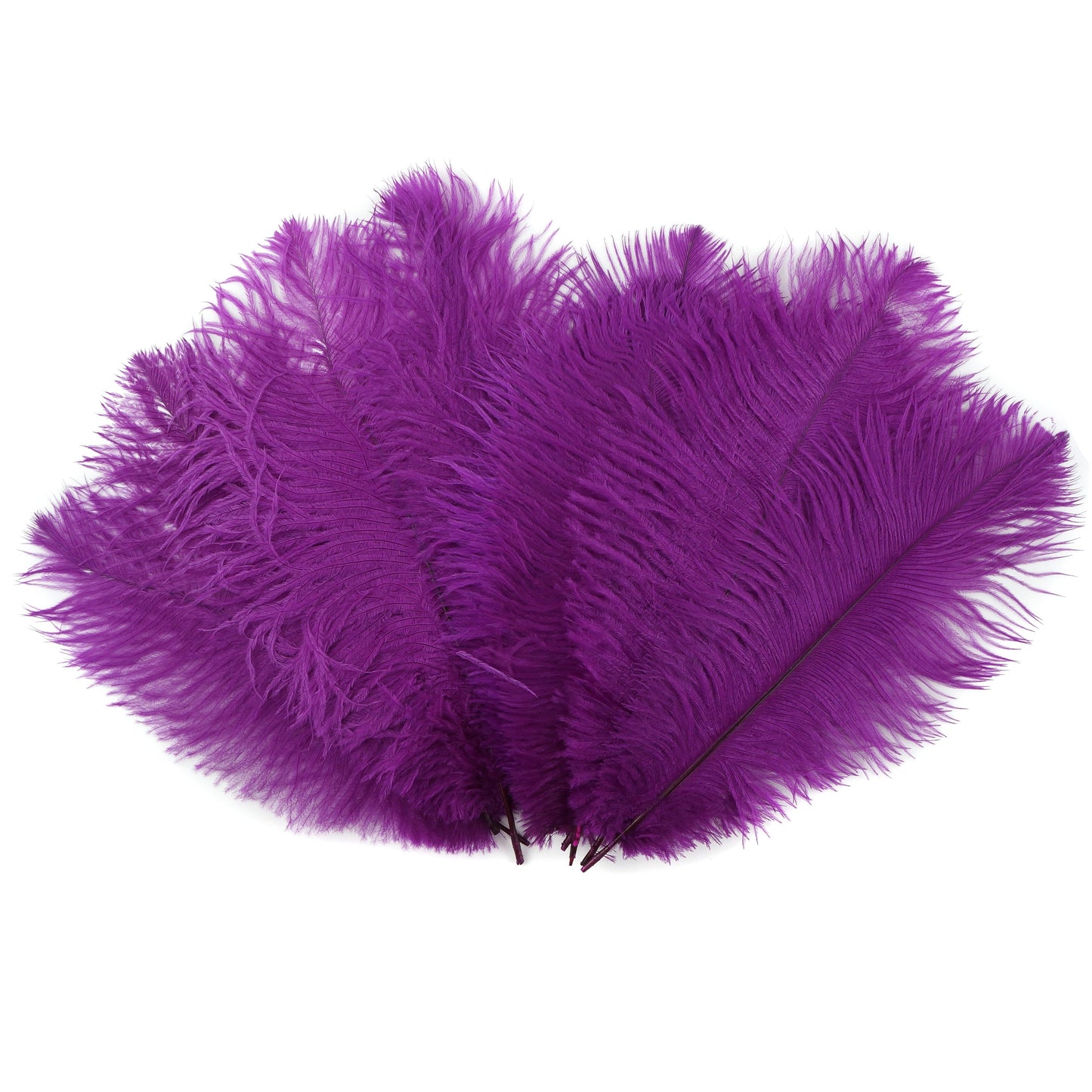 Ostrich Feathers 9-12’’ Drabs - Very Berry - 1/4 lb. bulk - Ostrich Feathers