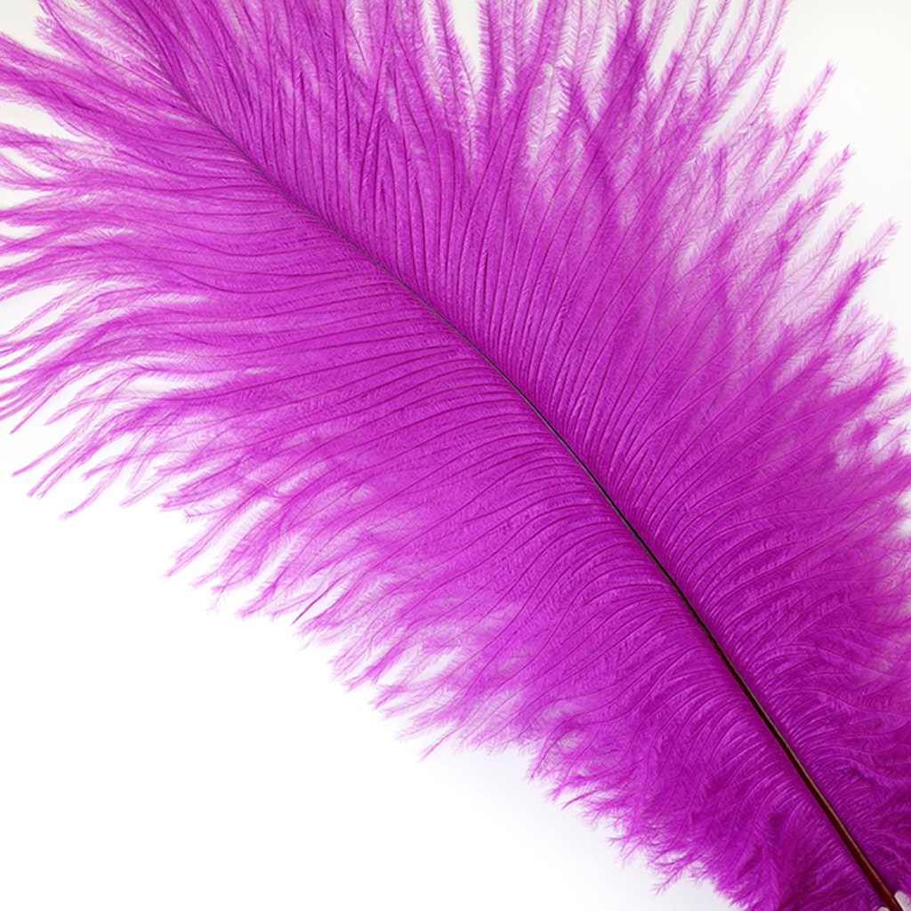 Ostrich Feathers 9-12’’ Drabs - Very Berry - 1 piece - Ostrich Feathers