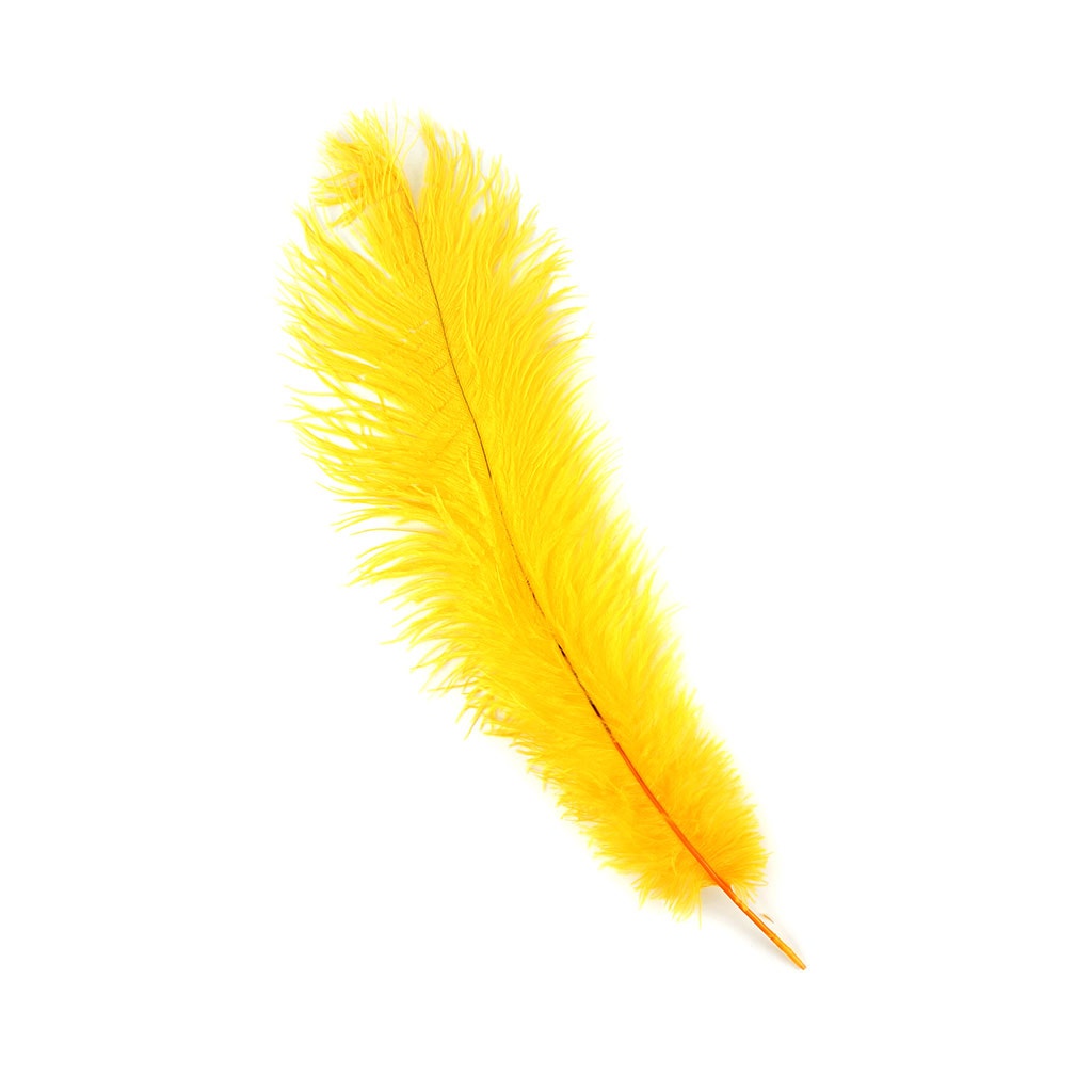 Ostrich Feathers-Damaged Drabs - Gold - Feathers