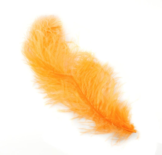 Ostrich Feathers-Damaged Femina - Gold - Feathers