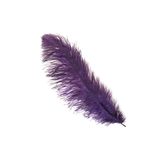 Ostrich Feathers-Floss - Plum - Feathers