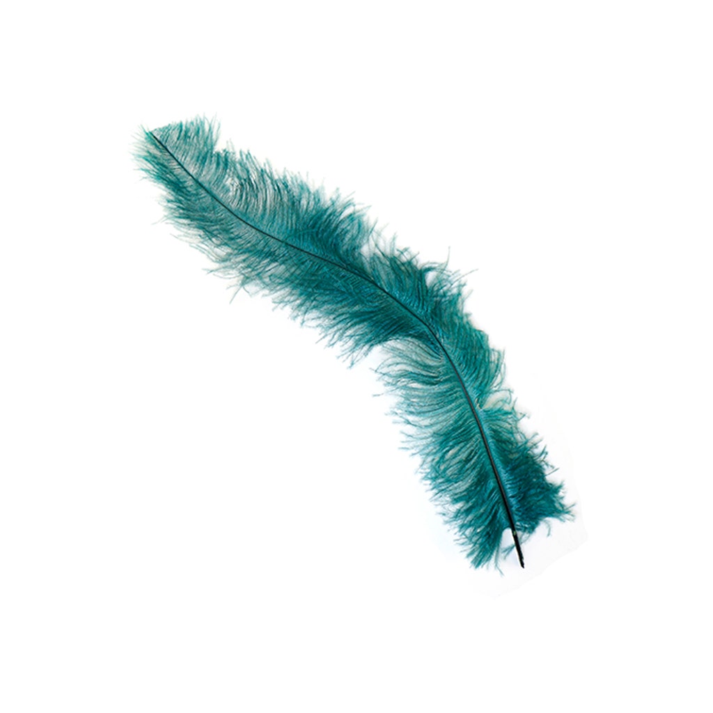 Ostrich Feathers-Floss - Teal - Feathers