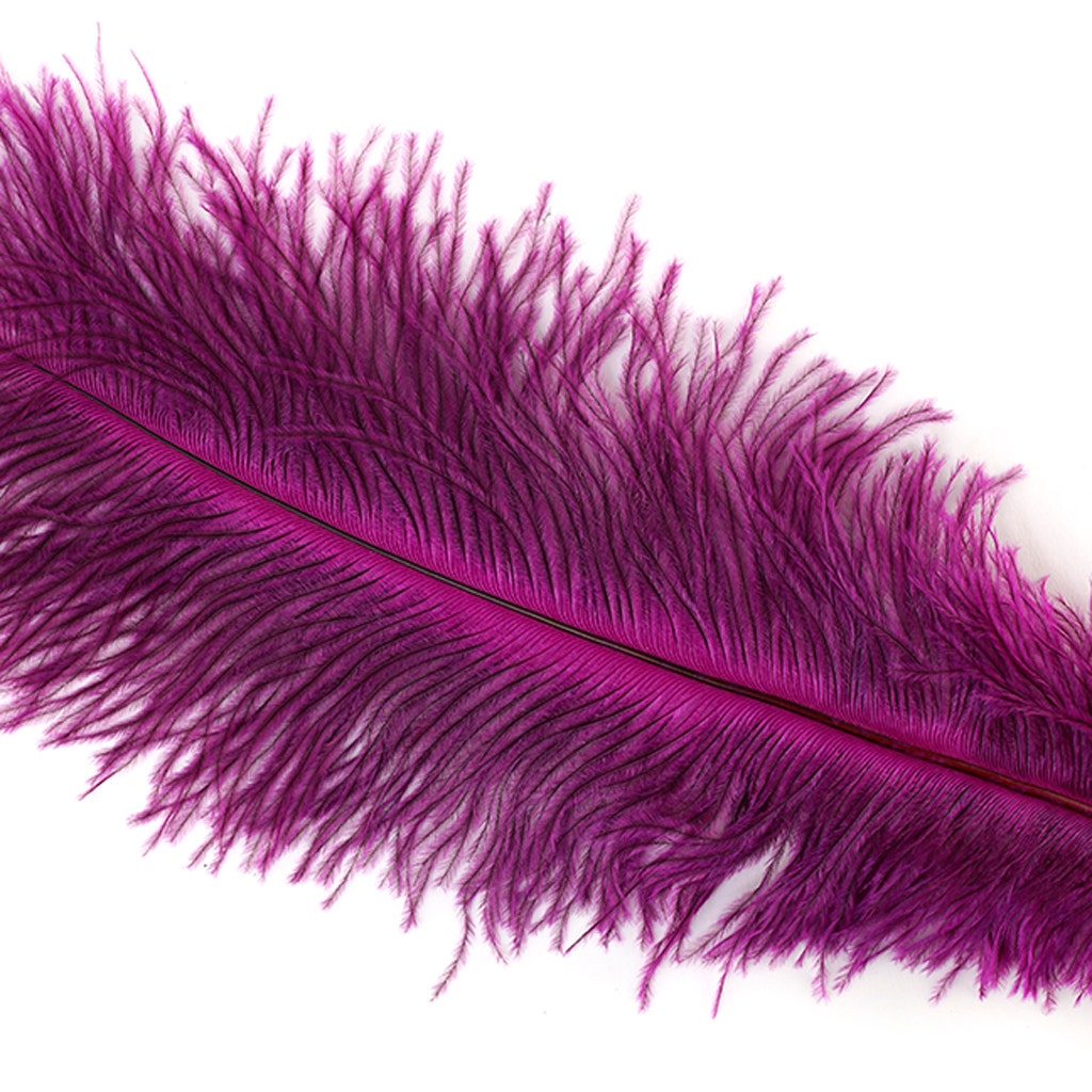 Ostrich Feathers-Floss - Very Berry - Feathers