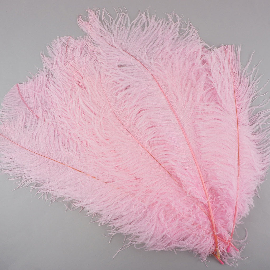 Ostrich Feathers-Narrow Drabs - Candy Pink - Feathers