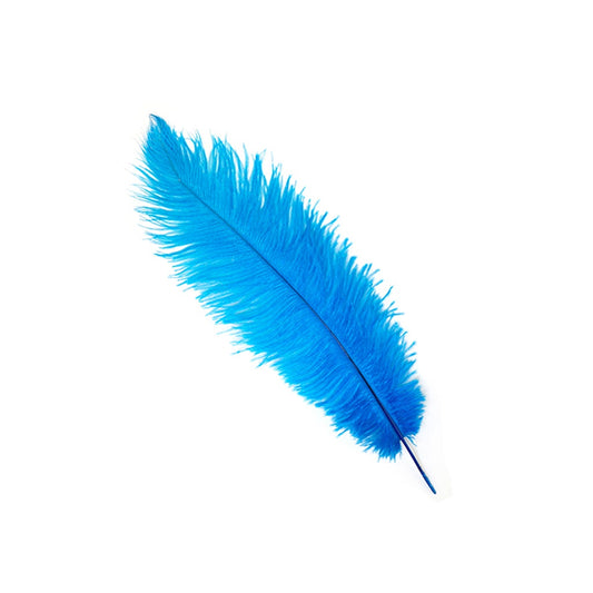 Ostrich Feathers-Narrow Drabs - Dark Turquoise - Feathers