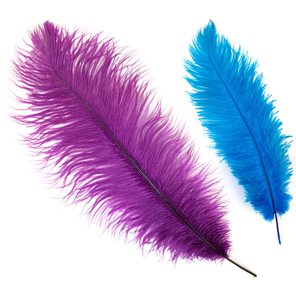 Ostrich Feathers-Narrow Drabs - Ivory - Feathers