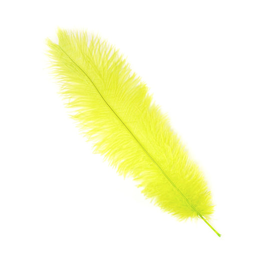 Ostrich Feathers-Narrow Drabs - Lime - Feathers