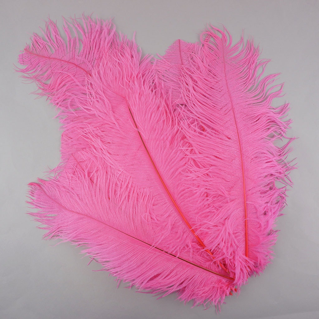 Ostrich Feathers-Narrow Drabs - Pink Orient - Feathers