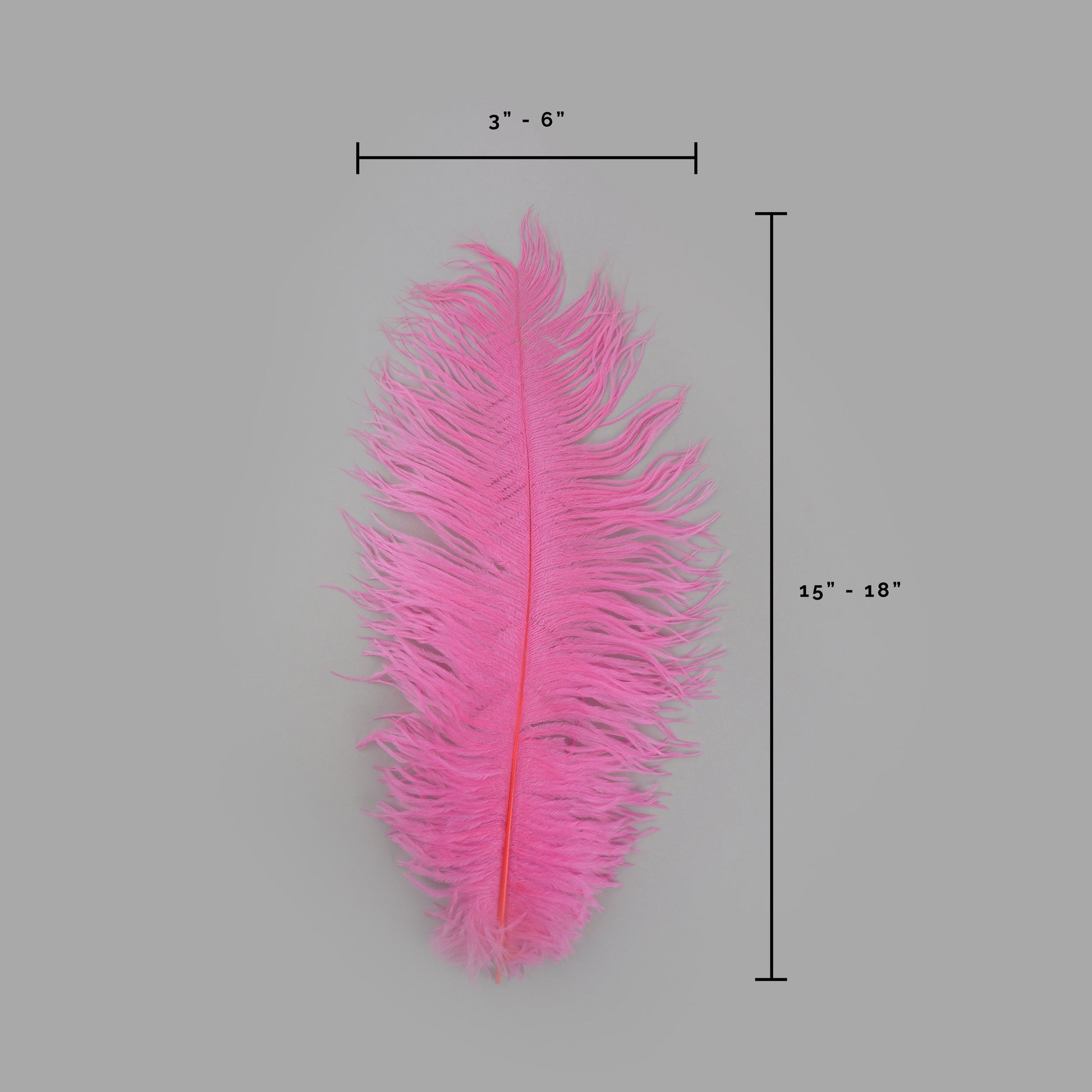 Ostrich Feathers-Narrow Drabs - Pink Orient - Feathers