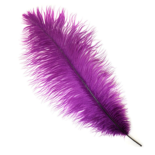 Ostrich Feathers-Narrow Drabs - Purple - Feathers