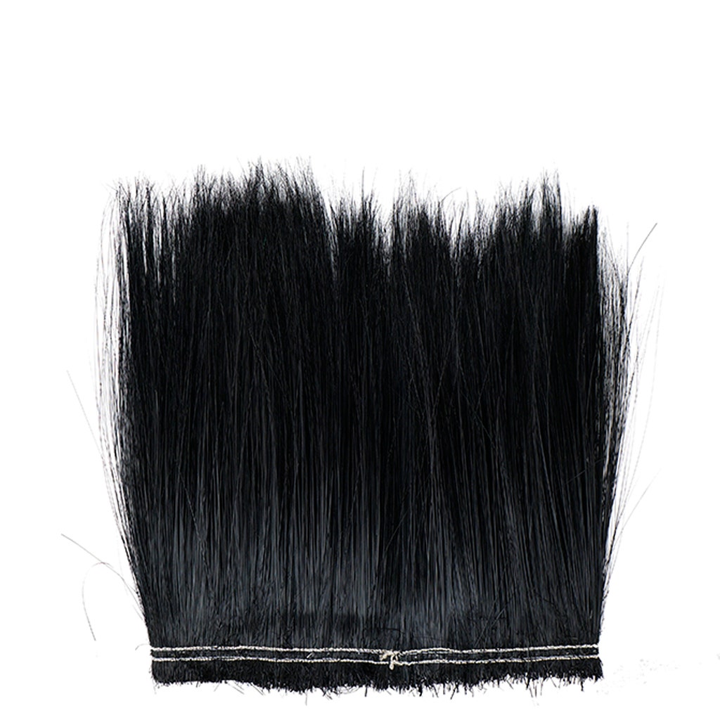 Peacock Flue (Herl) Burnt-Dyed Feathers [{WEDDING CENTERPIECES}] - 12- 14’’ - Black - Feathers