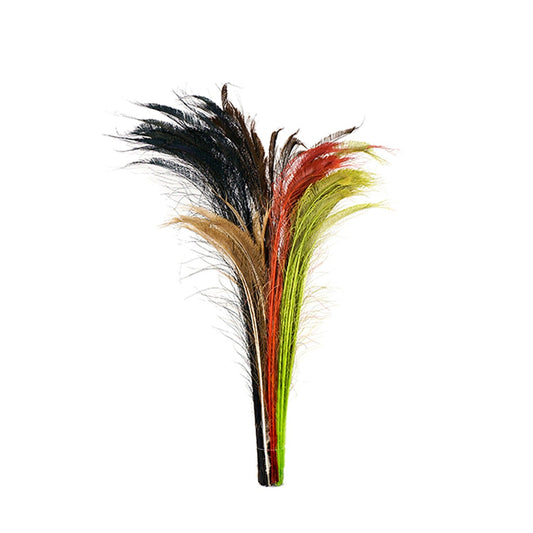 Peacock Swords Bleach Mix Dyed - Vintage Mix - Feathers