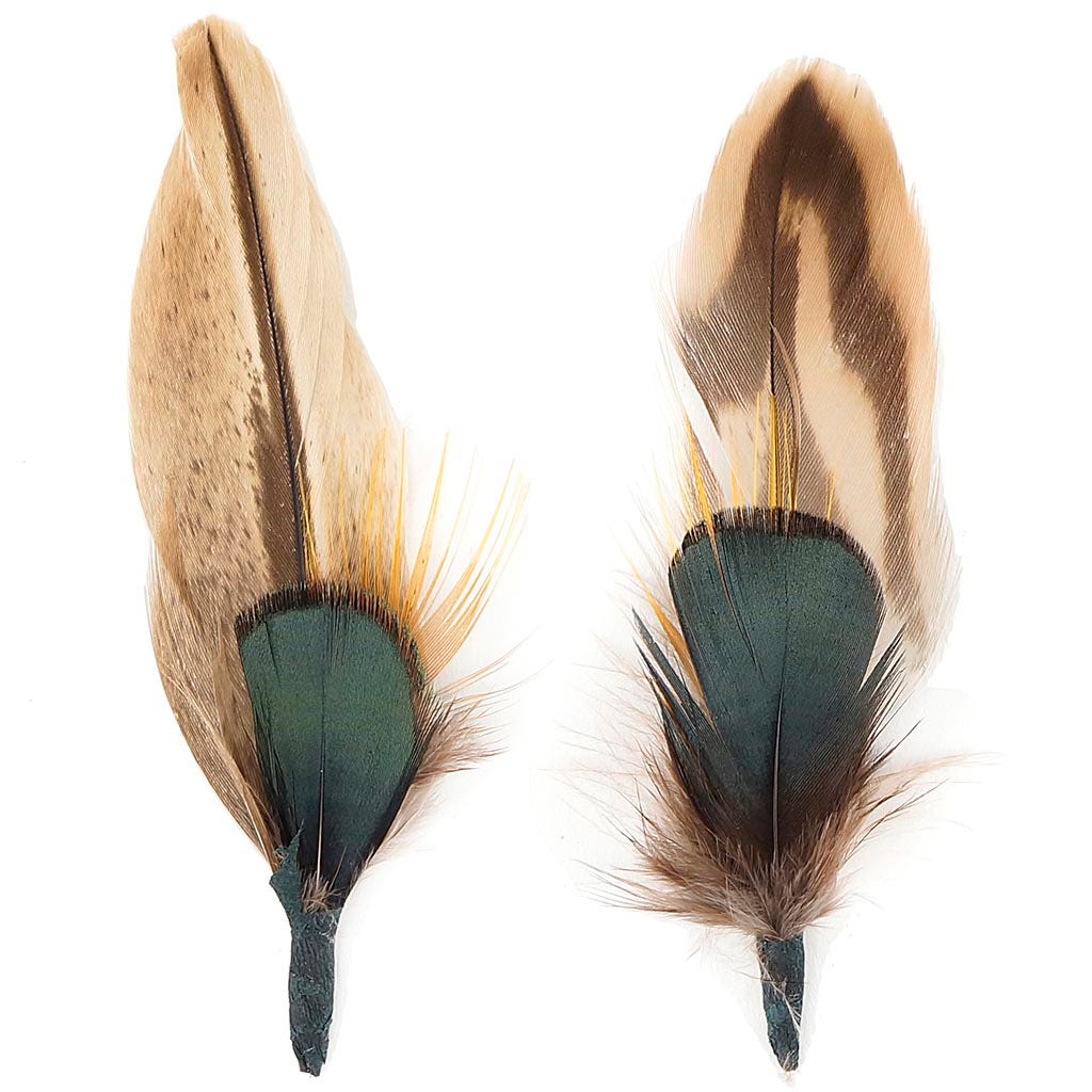 Pheasant Duck Feather Hat Trims - Natural - Feathers