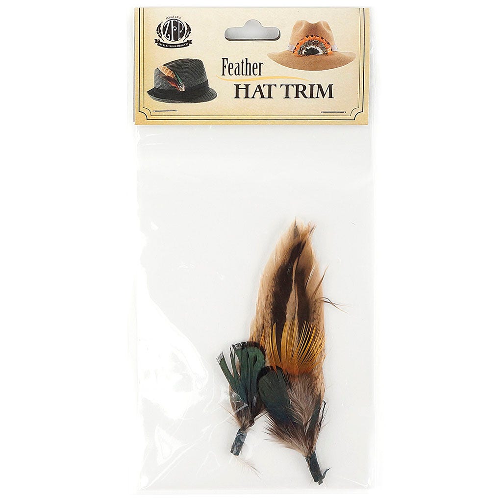 Pheasant Duck Feather Hat Trims - Natural - Feathers