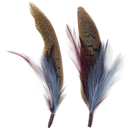 Pheasant-Hackle Feather Hat Trims - Feathers