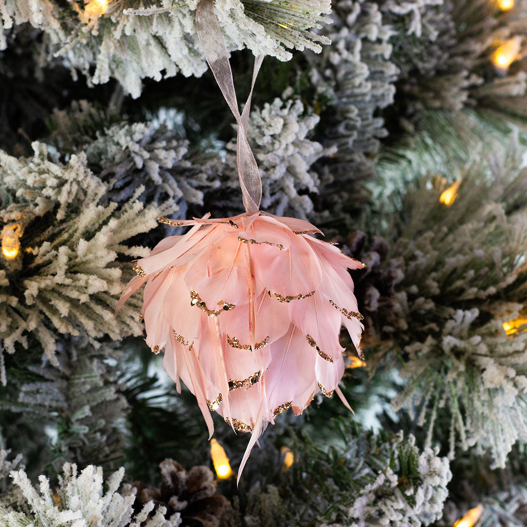 Pink Christmas Ornament