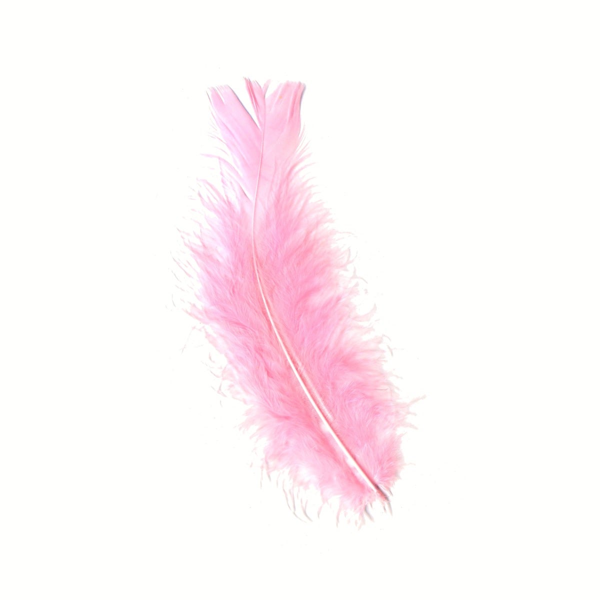 Loose Turkey Flats Dyed Feathers-Candy Pink