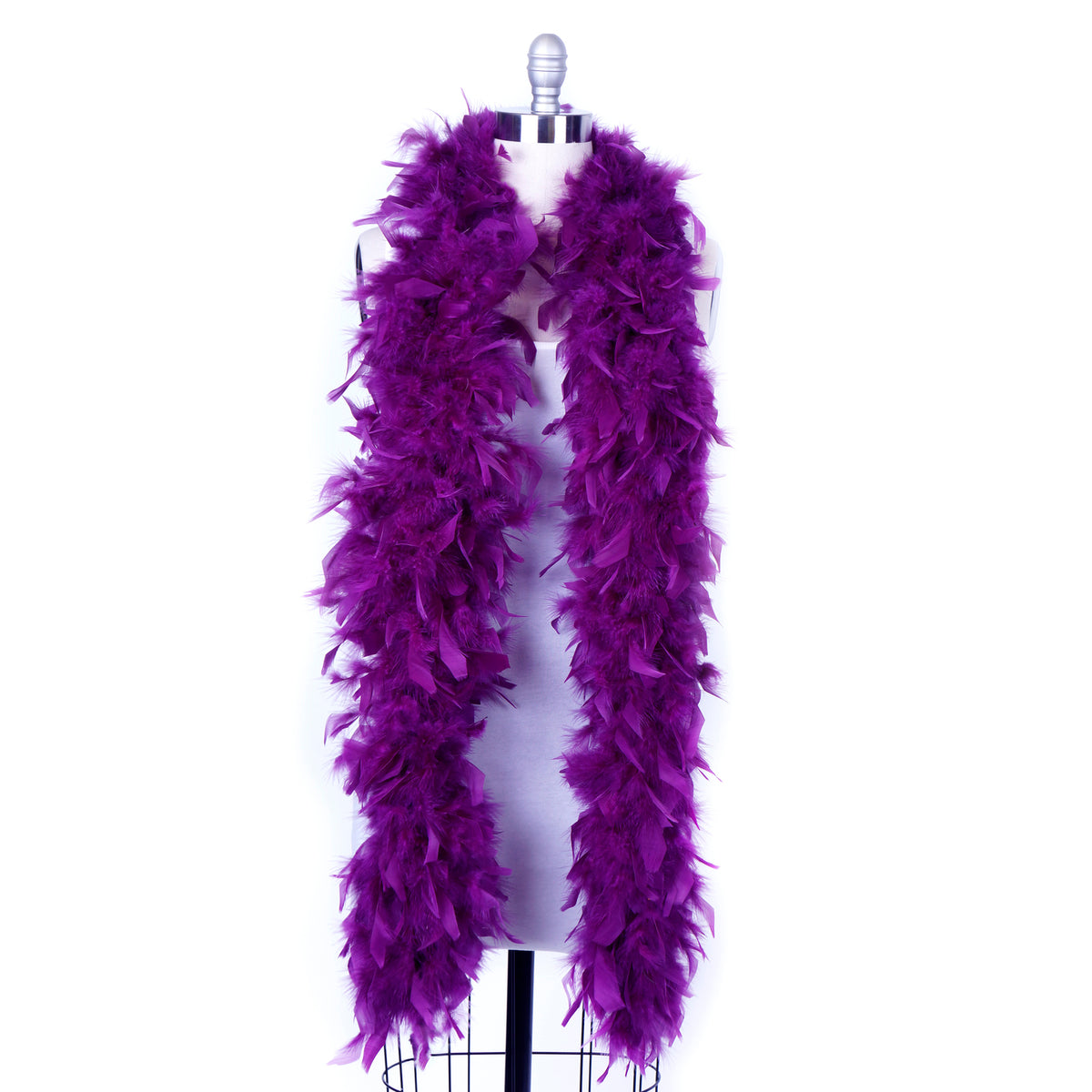 Chandelle Feather Boa - Heavyweight  - Purple