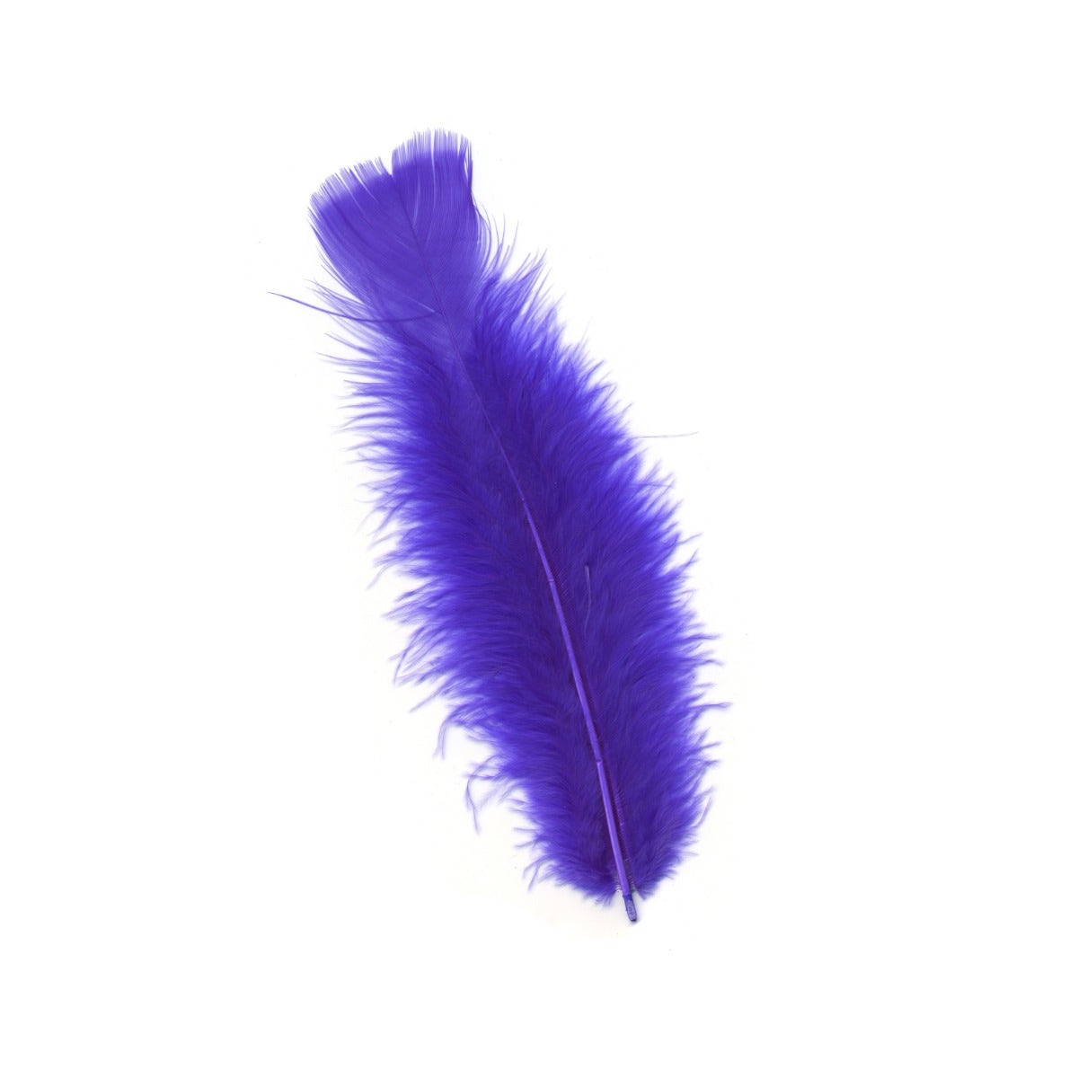 Loose Turkey Flats Dyed Feathers-Dark Lilac