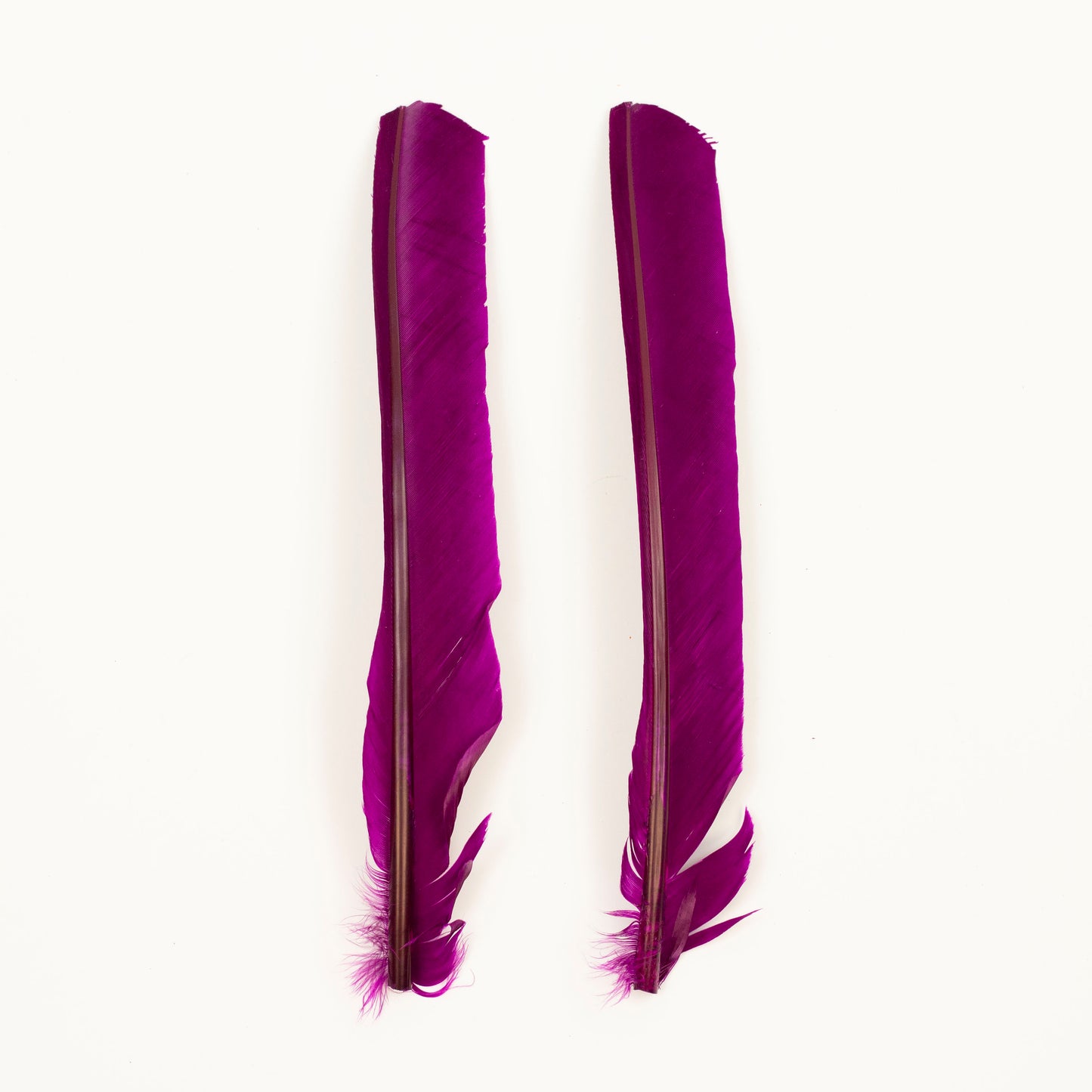 Very Berry Cut Turkey Pointer Feathers 8-12"