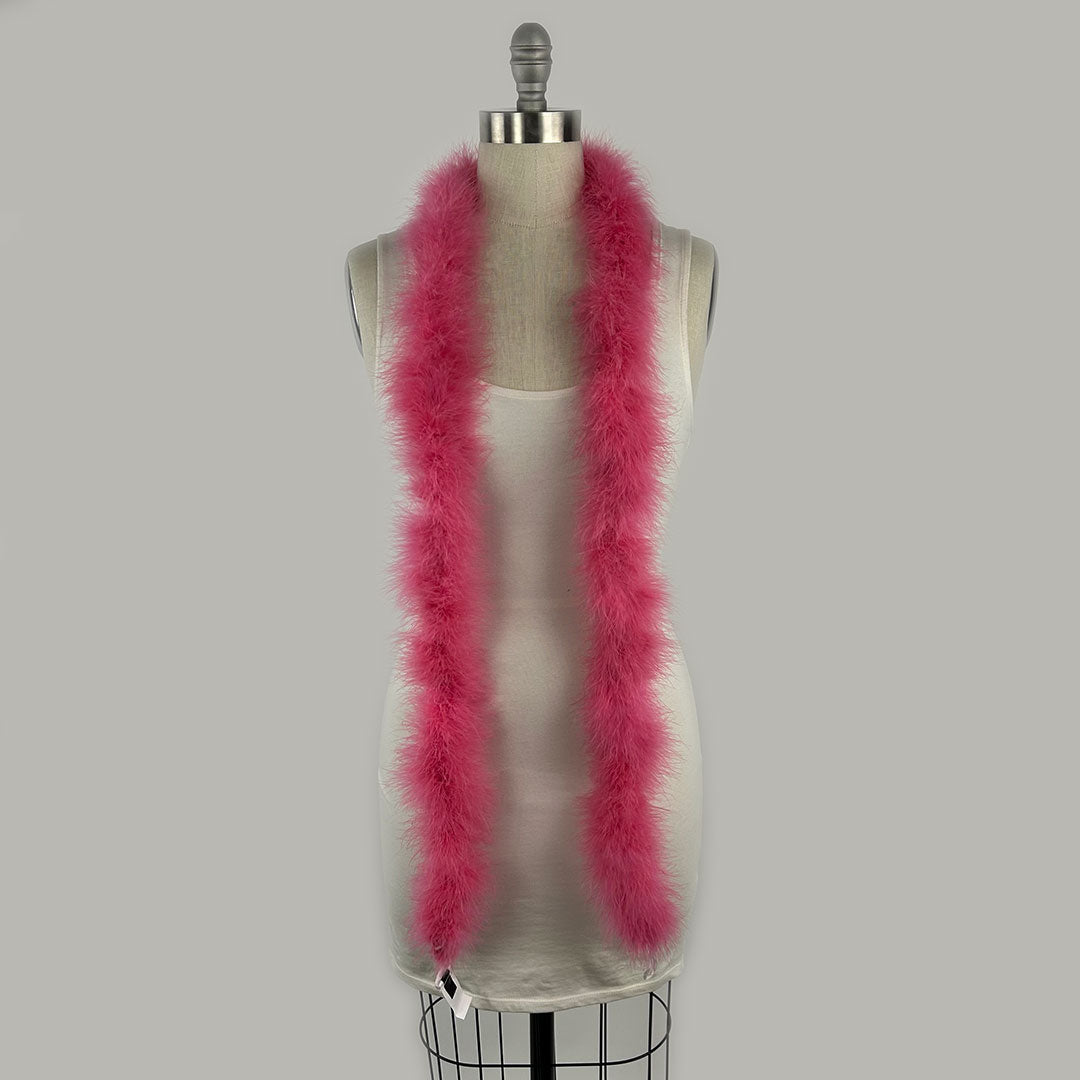 Full Marabou Feather Boa - Raspberry Sorbet