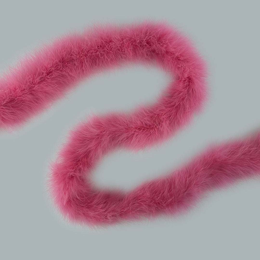 Full Marabou Feather Boa - Raspberry Sorbet