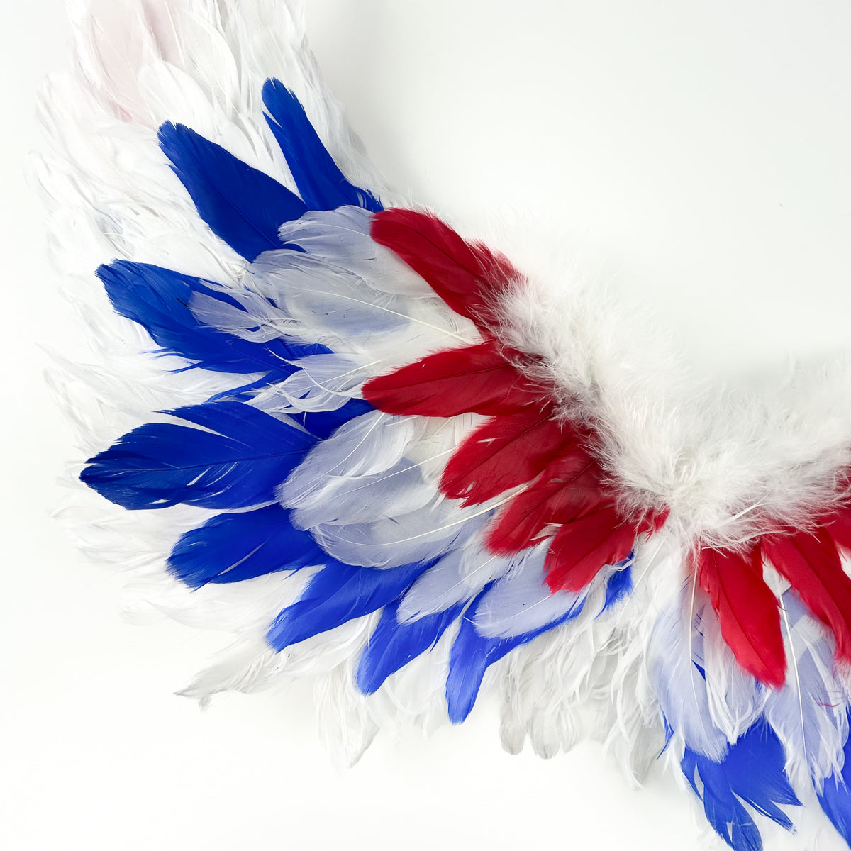 Cupid Angel Wings 25.5 x 13 inch --Red/White/Royal