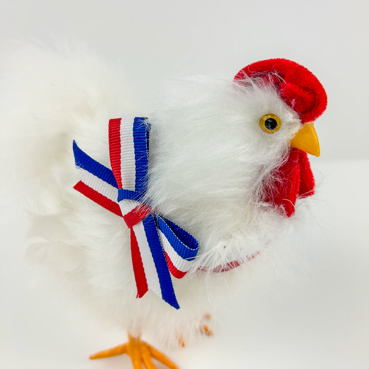 Hen Standing Set 3 pieces 12, 7_5 and 6 inch set --Red/White/Royal