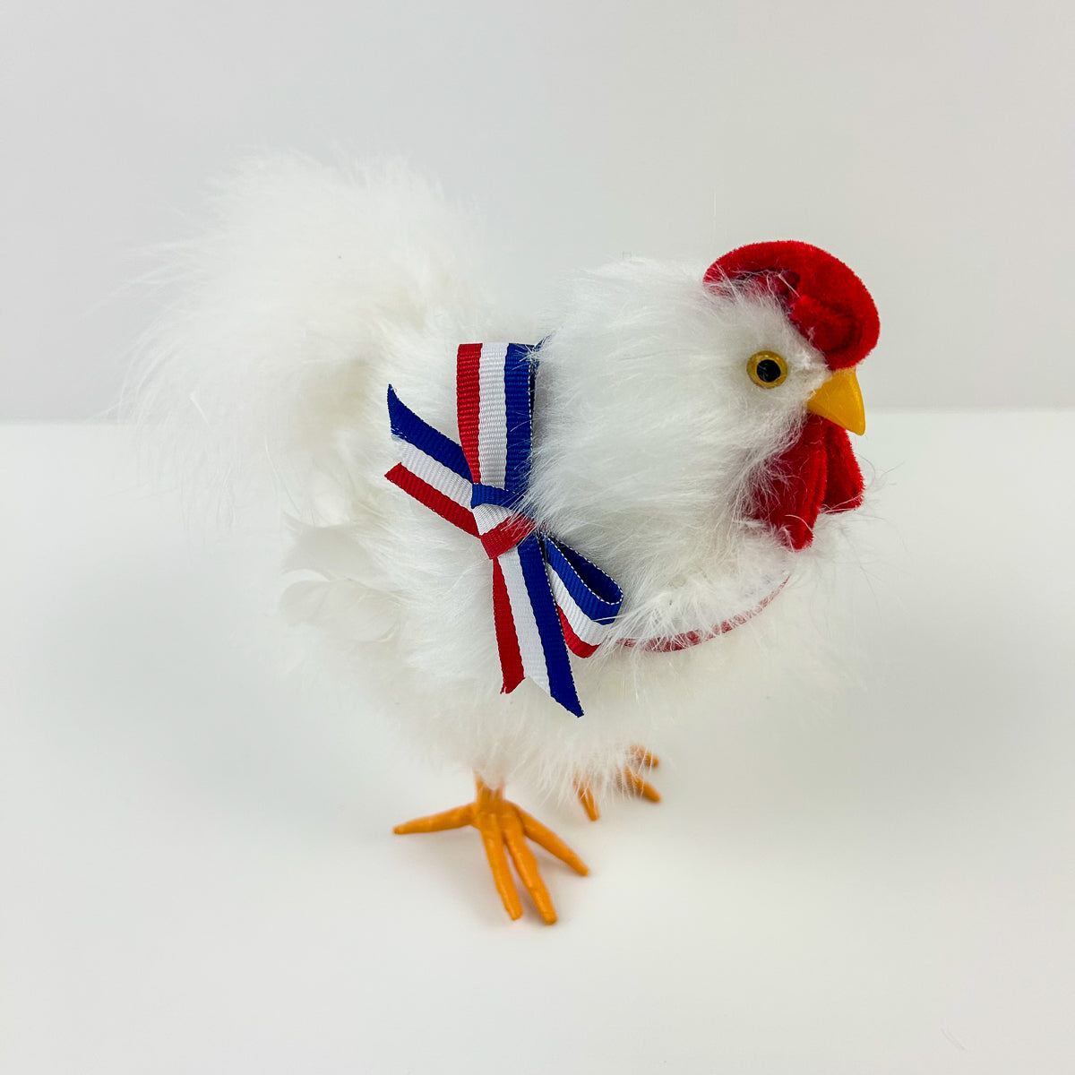 Hen Standing Set 3 pieces 12, 7_5 and 6 inch set --Red/White/Royal
