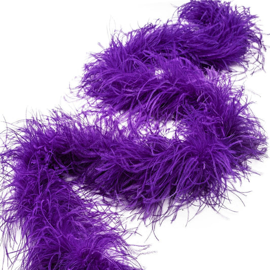 Regal Purple 3 Ply Ostrich Feather Boa - Ostrich Boa