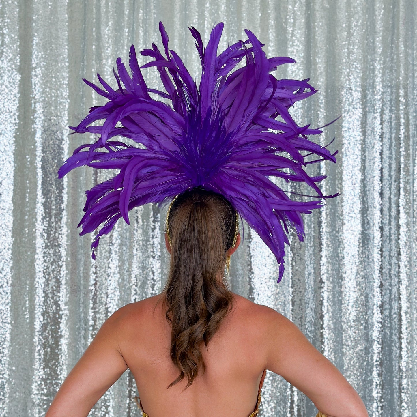 Zizi Regal Showgirl Feather Headpiece