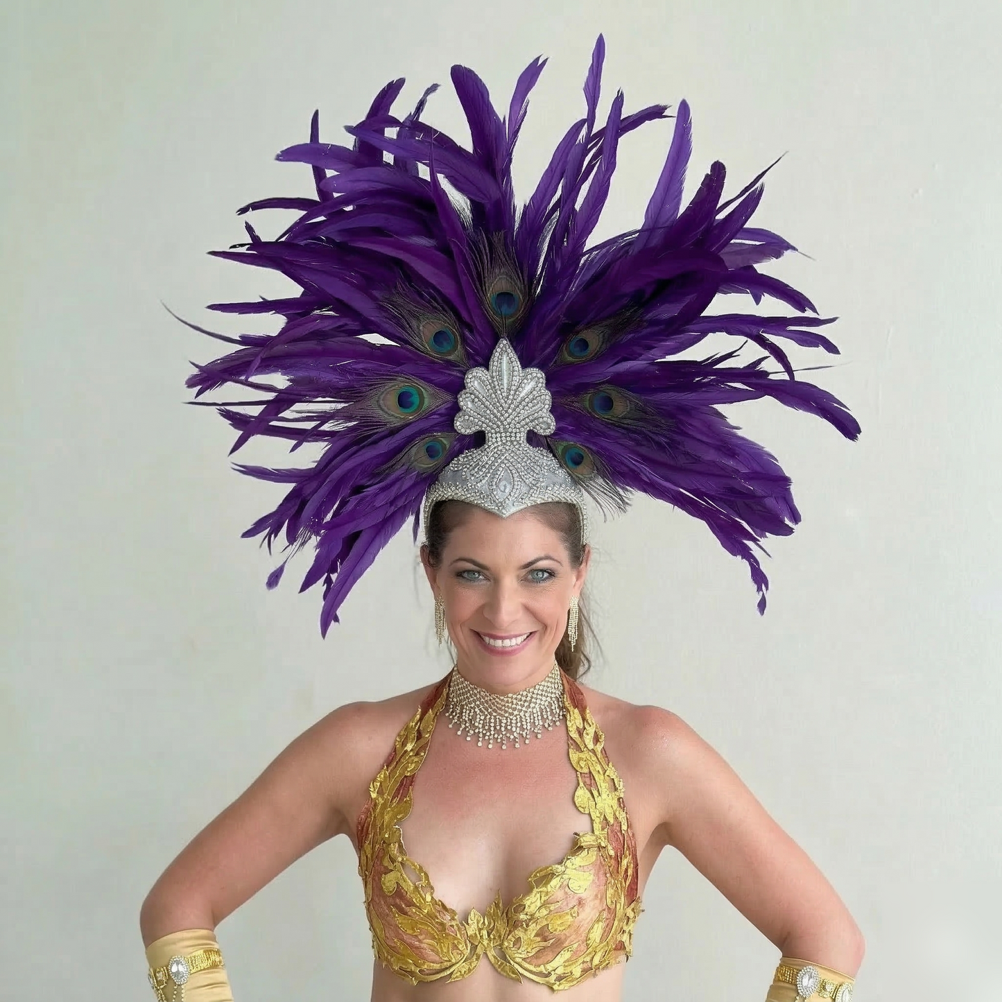 Zizi Regal Showgirl Feather Headpiece
