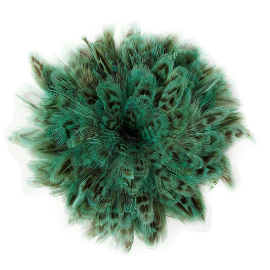 Ringneck Pheasant Plumage 1 YD Light Turquoise - Feathers