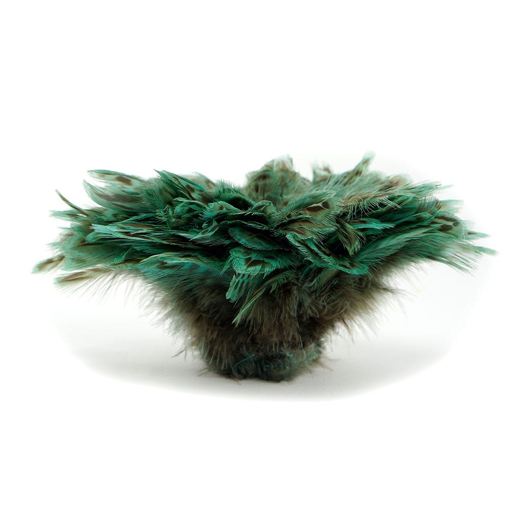 Ringneck Pheasant Plumage 1 YD Light Turquoise - Feathers