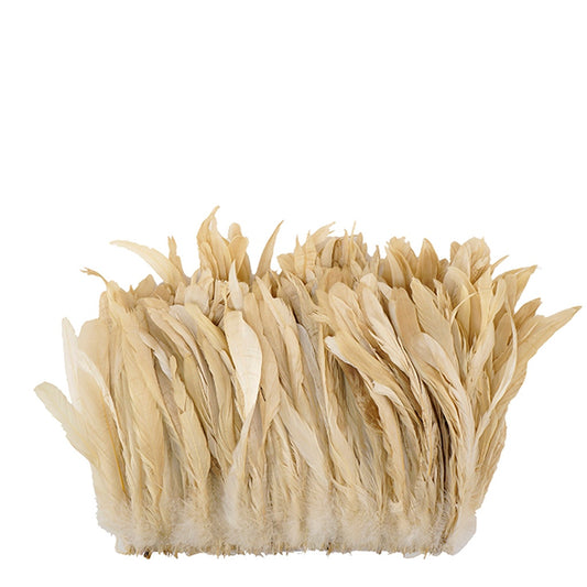 Rooster Coque Tails-Bleach-Dyed - Beige - Feathers