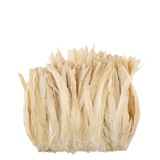 Rooster Coque Tails-Bleach-Dyed - Beige - Feathers